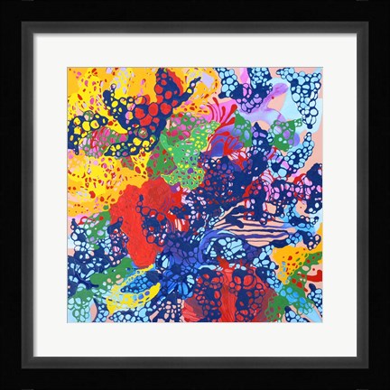 Framed Curly Cue Print