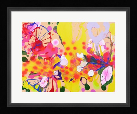 Framed Lola Fiesta Print