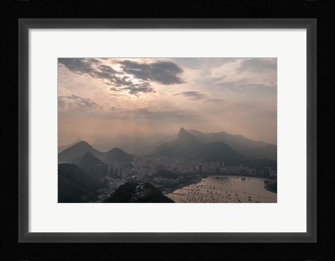 Framed Sugar Loaf, Rio de Janeiro, Brazil Print