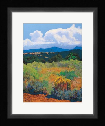 Framed Distant Hills Print