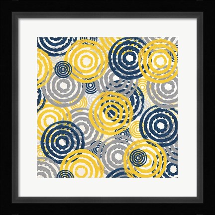 Framed New Circles 1 Print