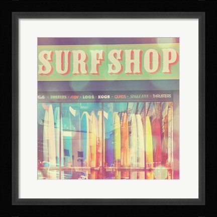 Framed Seaside Summer Print