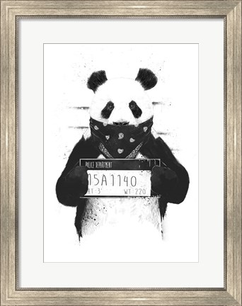 Framed Bad Panda Print