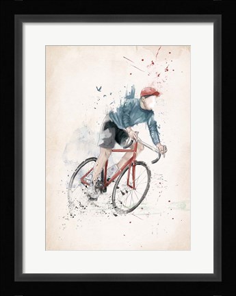 Framed I Want to Ride My Bicycle Print