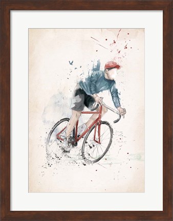 Framed I Want to Ride My Bicycle Print