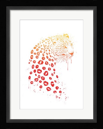 Framed Kiss Me Print