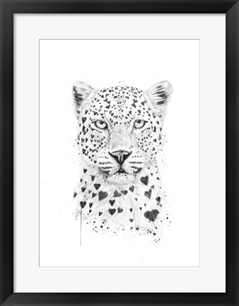 Framed Lovely Leopard Print