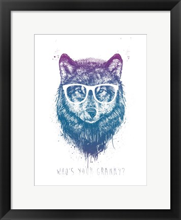Framed Who's Your Granny Print