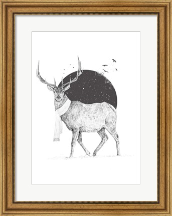 Framed Winter Is All Around Print