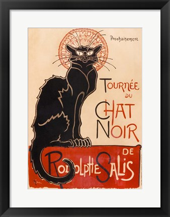 Framed Chat Noir Print
