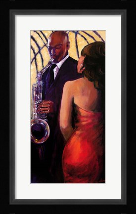Framed Sax Seduction Print