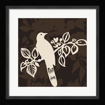 Framed Song Bird 2 Print