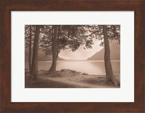 Framed By the Lake Print