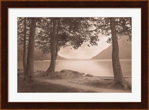 Framed By the Lake Print