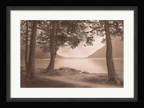 Framed By the Lake Print