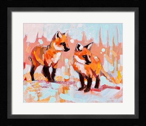 Framed My Heart Print