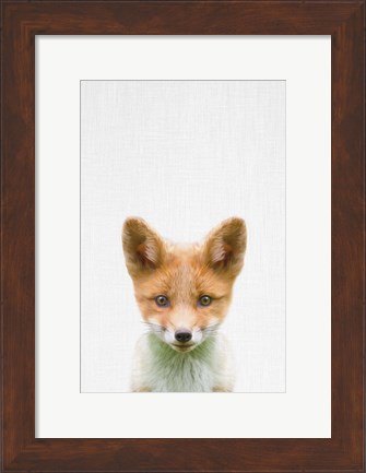 Framed Baby Fox Print