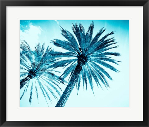 Framed Chic Palms Print