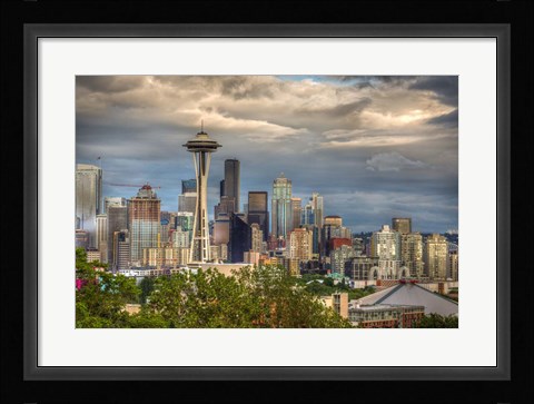 Framed Seattle Print