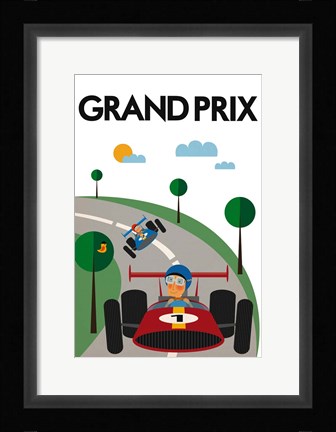 Framed Grand Prix Print