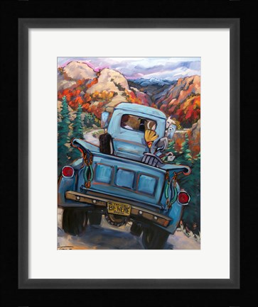 Framed Be Here Now Print