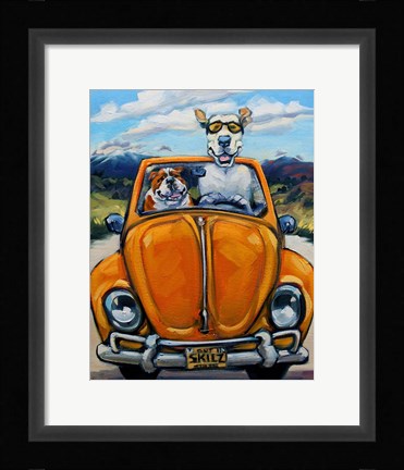 Framed Got Skills Will Travel Print