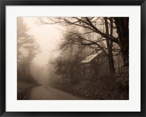 Framed Parish Hill Road Print