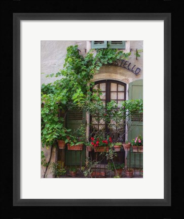 Framed Moustiers Sainte Marie Print