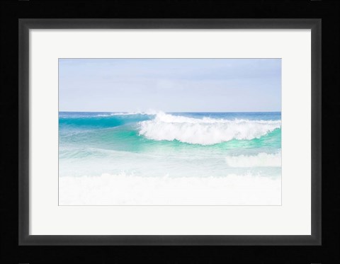 Framed Blue Green Print