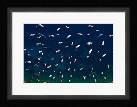Framed Boat Conference - Amalfi Coast Print