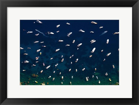 Framed Boat Conference - Amalfi Coast Print