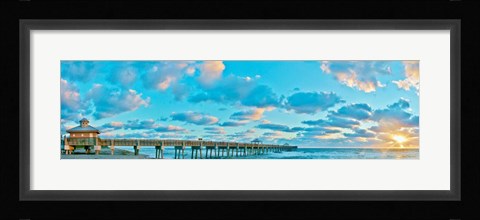 Framed Sunrise on Juno Beach Print