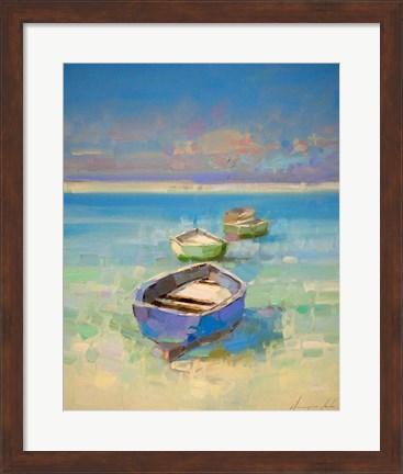 Framed Caribbean Beach Print
