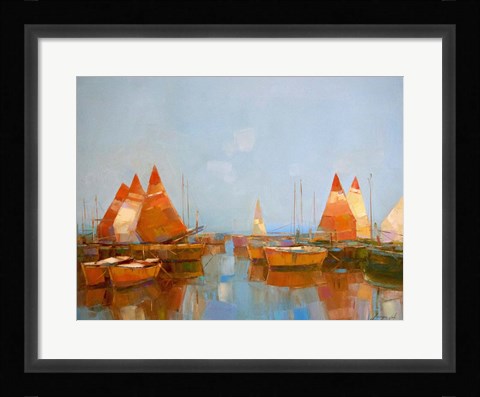 Framed Gateway Harbor Park Print