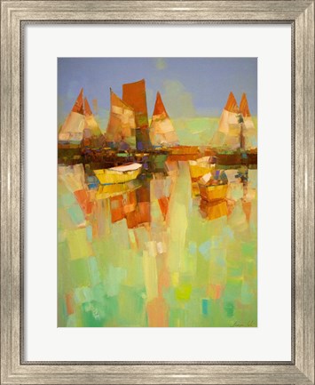 Framed Harbor Print