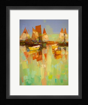 Framed Harbor Print
