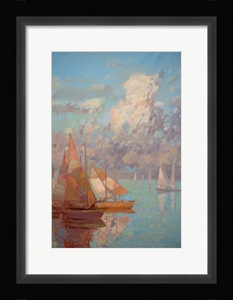 Framed Sail Boats Print