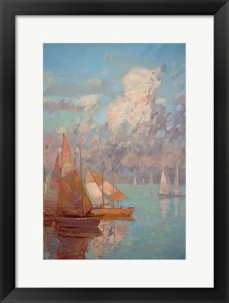 Framed Sail Boats Print