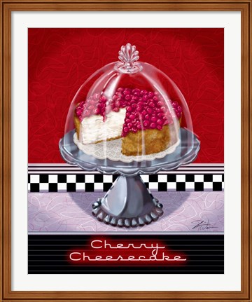 Framed Cherry Cheesecake Print