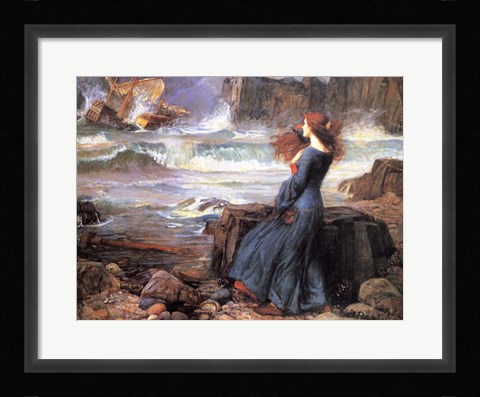 Framed Miranda the Tempest Print