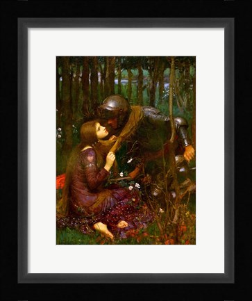 Framed Beautiful Lady without Pity, 1893 Print