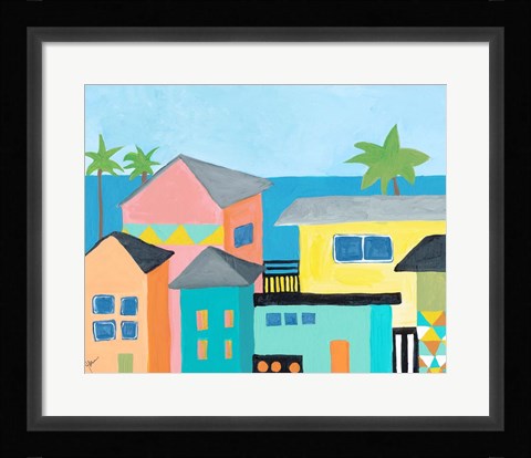 Framed Beachfront Property 1 Print