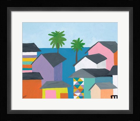 Framed Beachfront Property 2 Print