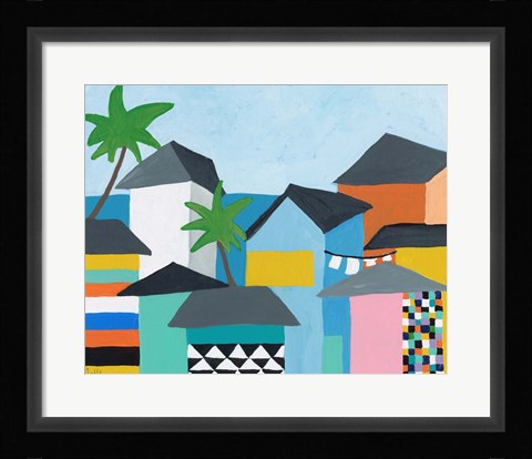 Framed Beachfront Property 3 Print