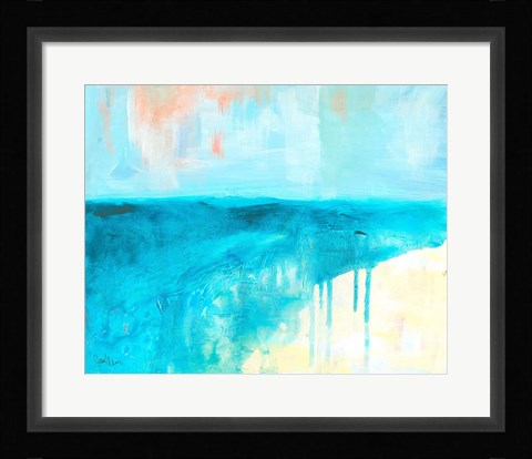 Framed Coastal Blues 2 Print