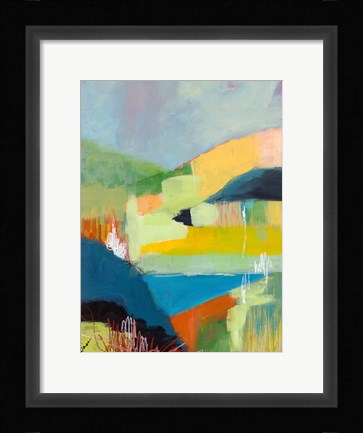 Framed Coastal Hills Print