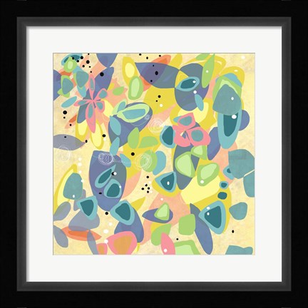 Framed Falling on Water 1 Print