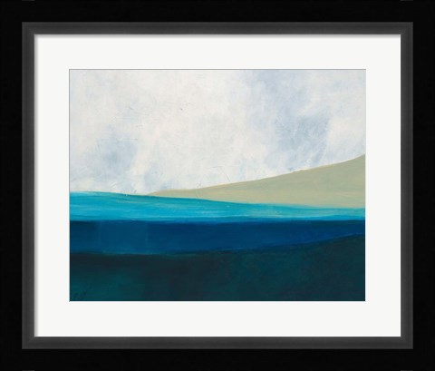 Framed Layered Earth 1 Print