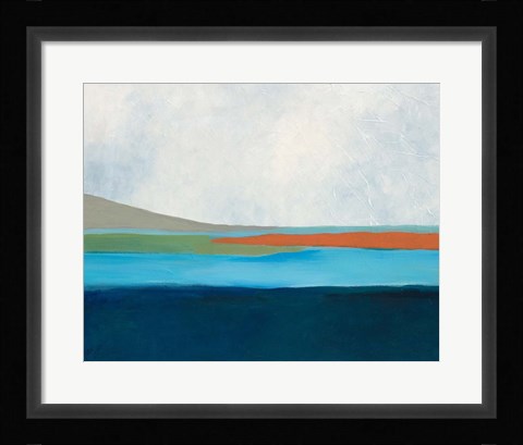 Framed Layered Earth 4 Print