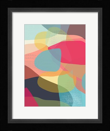 Framed Layered Earth One Print